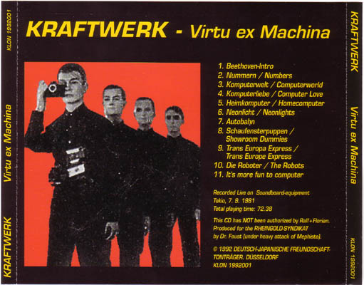 Kraftwerk – Virtu Ex Machina – CD (Yellow CD Face